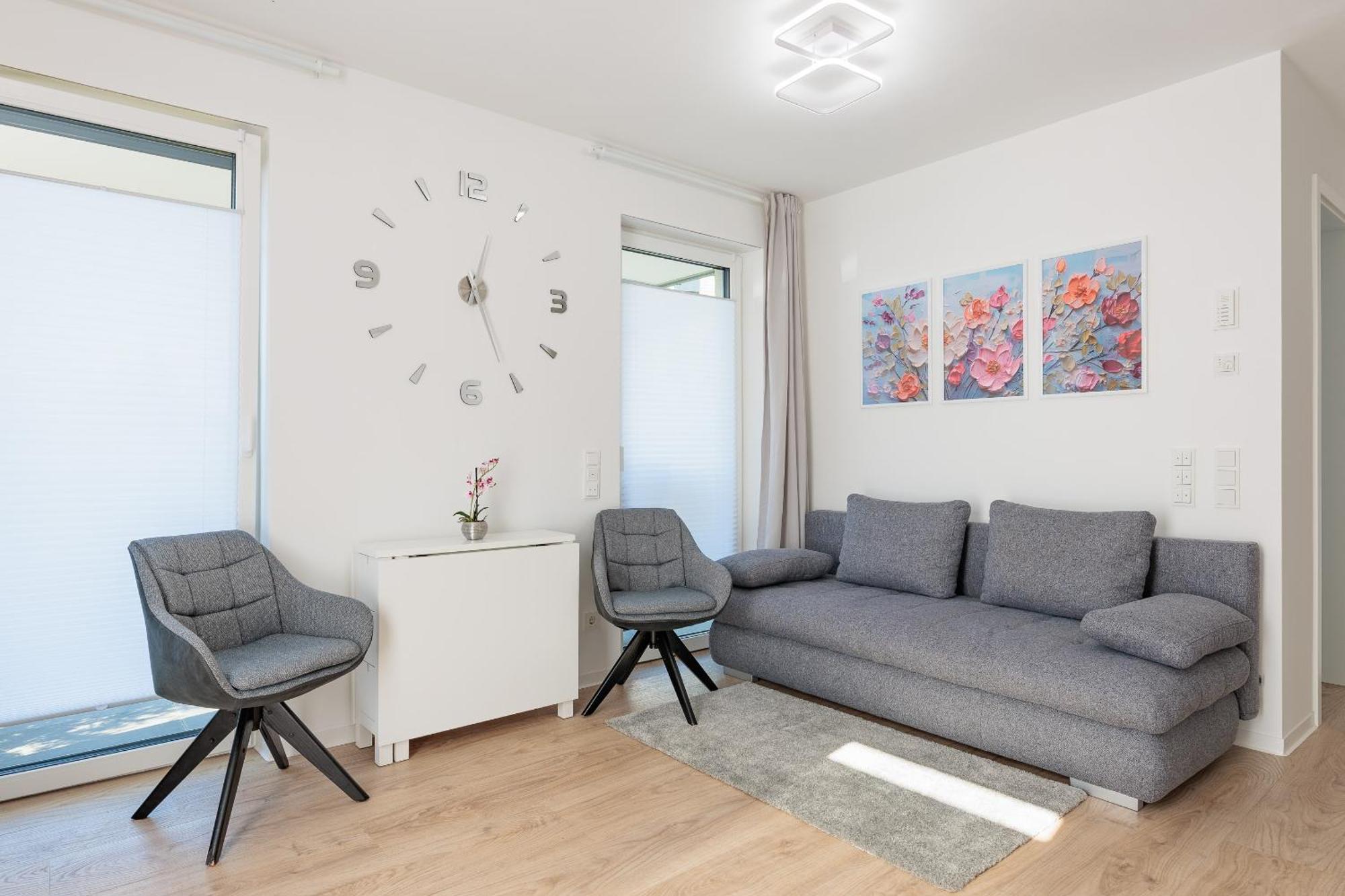 Apartment Zum Wohlfuehlen Mit 2 Zimmern I Garten I Terrasse I Kuechenzeile I Pkw-Parkplatz อิบเบนบูเริน ภายนอก รูปภาพ